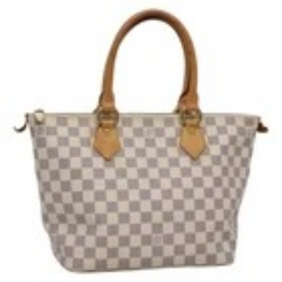 LOUIS VUITTON Damier Azur Saleya PM Tote Bag N51186 LV Auth 136882 - Picture 1 of 16